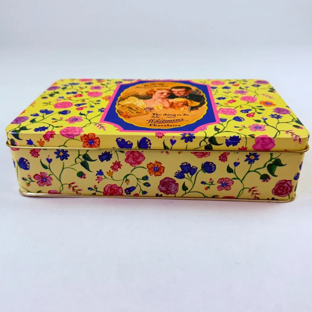 Whitman's Sampler 150th Anniversary Limited Edition‎ Tin 1992 Floral Vintage